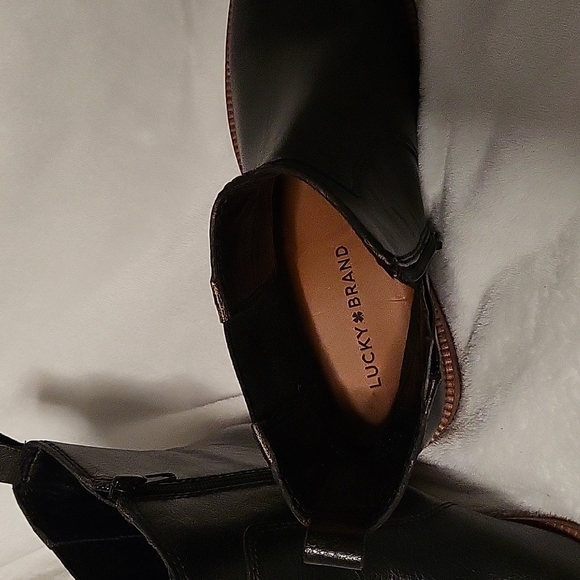 LUCKY BRAND Black Ressy Boot size 7 1/2 - Picture 5 of 7